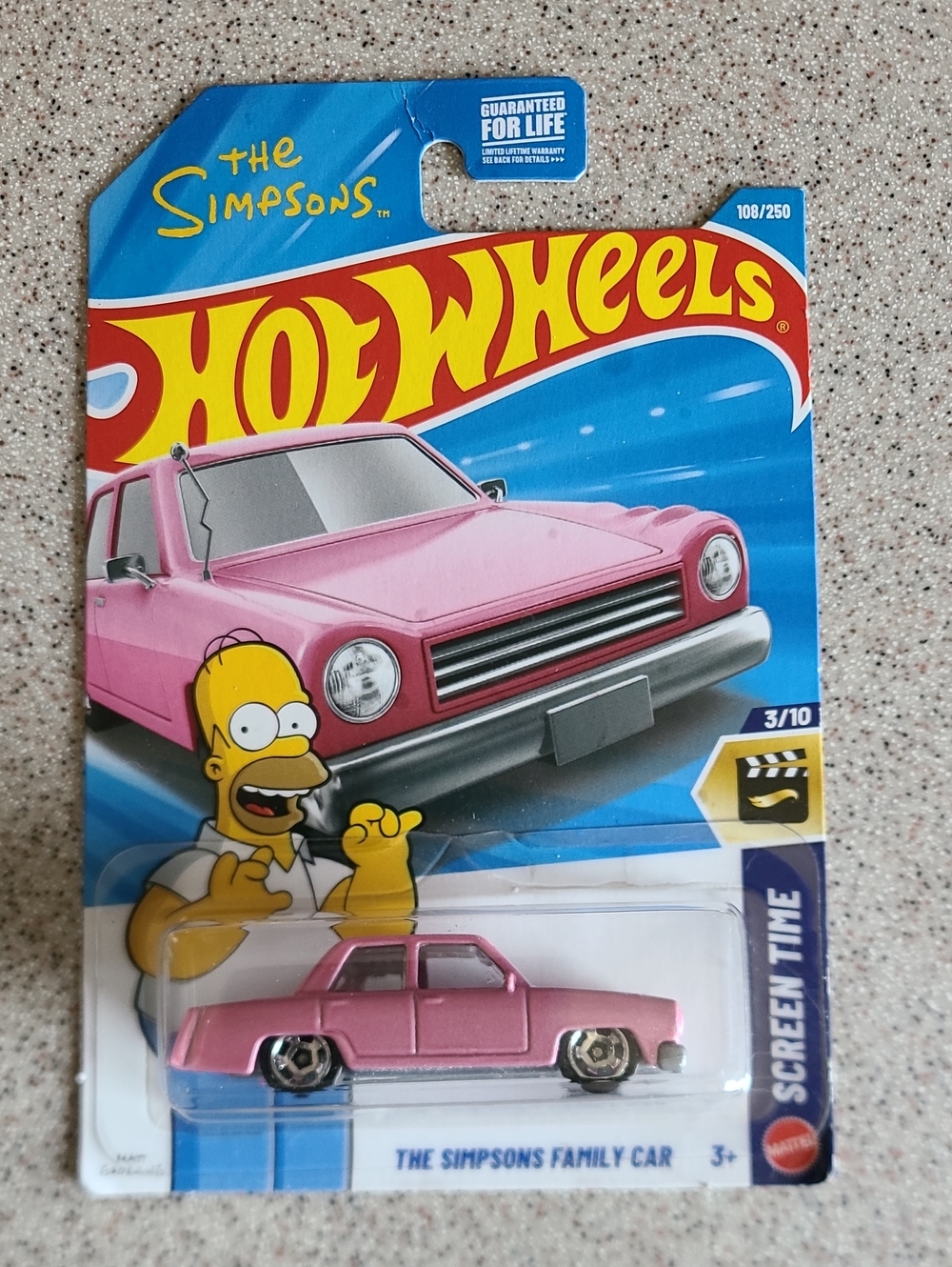 The Simpsons Family Car - Pink Kids Toy Car